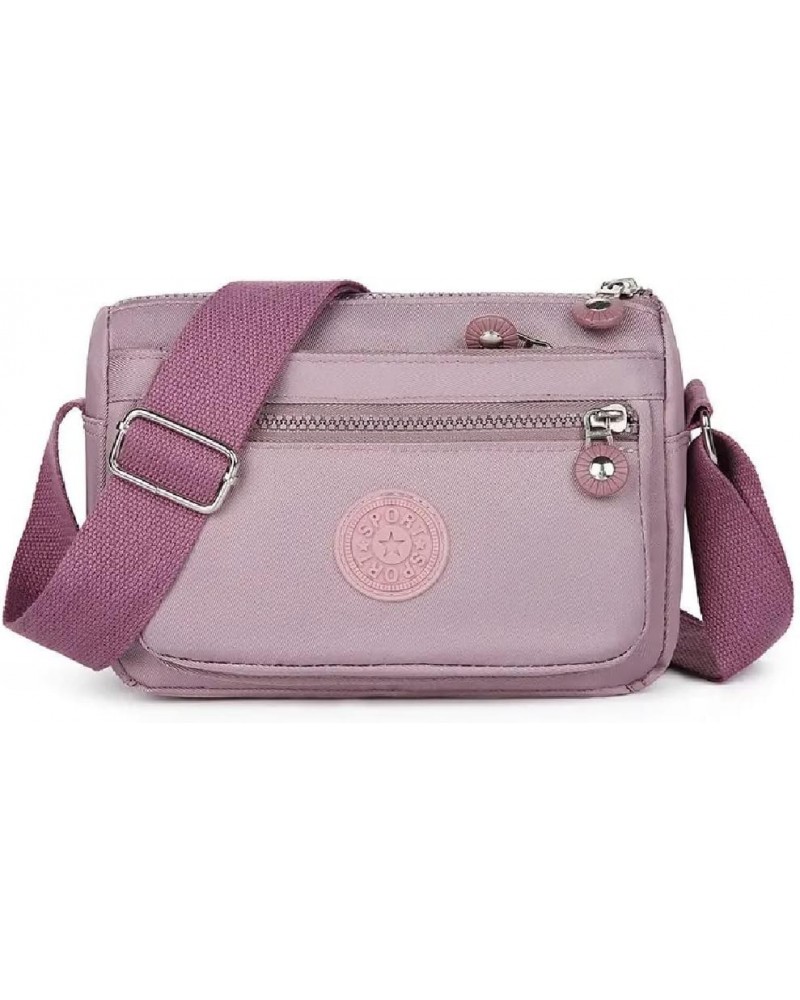 Women's Print Shoulder Bag Zipper Casual Coin Purse Pink $14.04 Shoulder Bags