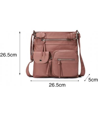 Crossbody Bag for Women Multiple pockets Phone Bags Small Shoulder Bag Purse-Blue Brown $34.08 Totes