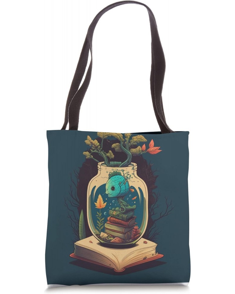 book adventure lover reading library cute read Tote Bag $12.40 Totes