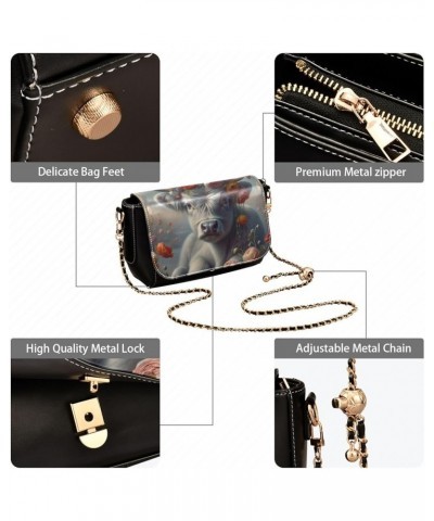 Crossbody Bags for Women Trendy Women's Black Shoulder Bag Small PU Leather Flap Cross Body Bag Handbags Pattern16 $17.21 Cro...