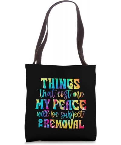 Motivational Inspirational Self Love Tie Dye Groovy Style Tote Bag $14.71 Totes