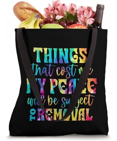 Motivational Inspirational Self Love Tie Dye Groovy Style Tote Bag $14.71 Totes