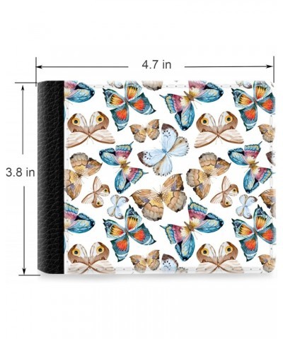 Unique Desige Pattern - Butterfly pattern, Slim Front Pocket Wallet Billfold RFID Blocking $12.09 Wallets