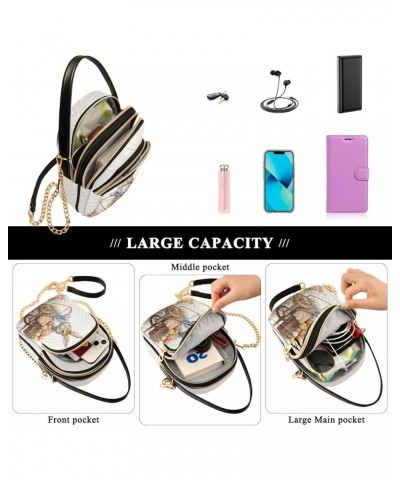 Easter Rabbit Cart Easter Eggs Small Crossbody Bags for Women Cell Phone Shoulder Purse Handbags Wallet 21217924 $11.20 Cross...