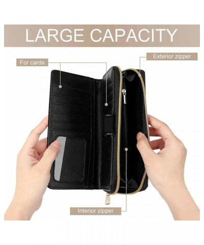 This is How I Roll Fashion Womens Wallet Leather Multi Card Slot Purse Large Capacity Zippered Coin Case $20.39 Wallets