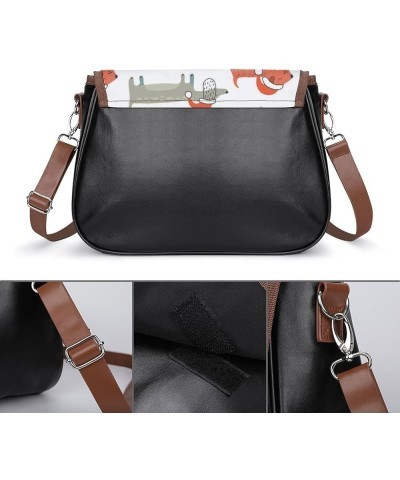 Women's Fashion Shoulder Bag Vintage Crossbody Bag with Adjustable Strap Color1387 $17.43 Totes