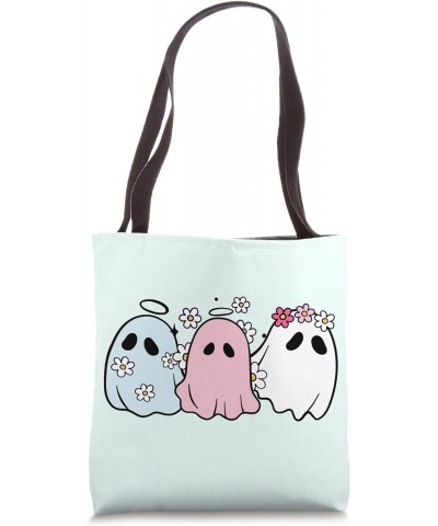 Ghost Pastels: Friendly Ghosts in Pastel Halloween Hues Boo Tote Bag $11.65 Totes