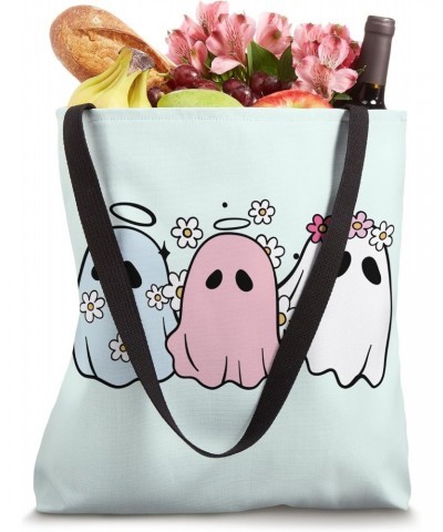 Ghost Pastels: Friendly Ghosts in Pastel Halloween Hues Boo Tote Bag $11.65 Totes