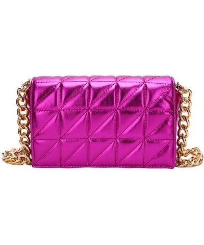 Large Capacity Chain Diagonal Cross Small Square Bag Purple $15.26 Backpacks