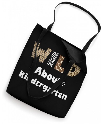 Wild About Kindergarten Teacher Leopard Back To School Tote Bag $11.00 Totes