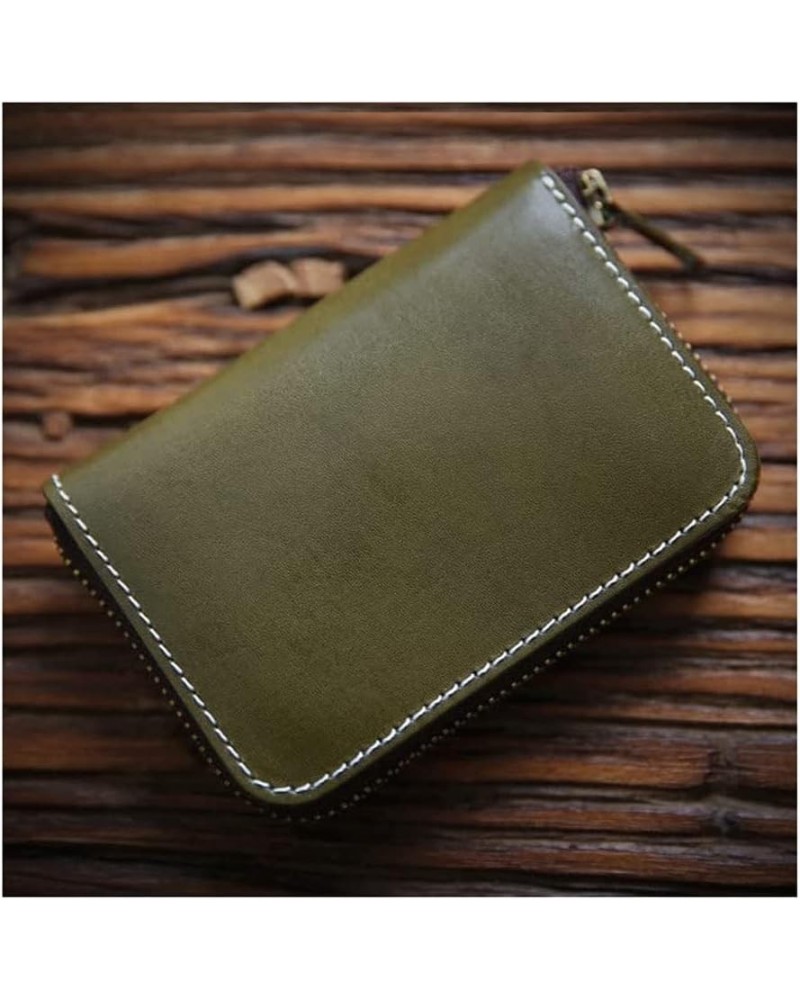 Wallet Fashion Women's Leather Wallet Vintage Mini Card Holder Portable Short Style Coin Purses Unisex Coins Pocket Tear-Resi...