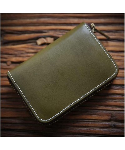 Wallet Fashion Women's Leather Wallet Vintage Mini Card Holder Portable Short Style Coin Purses Unisex Coins Pocket Tear-Resi...