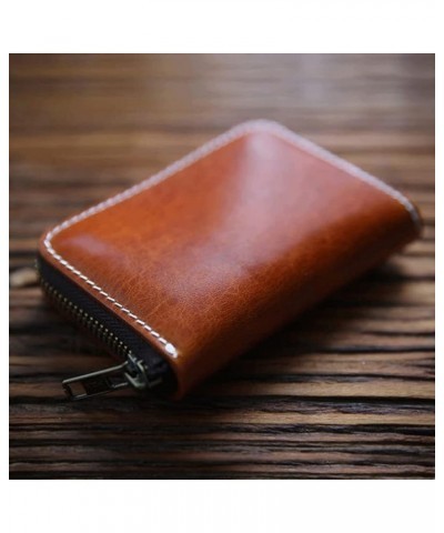 Wallet Fashion Women's Leather Wallet Vintage Mini Card Holder Portable Short Style Coin Purses Unisex Coins Pocket Tear-Resi...