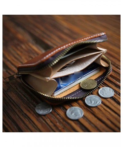 Wallet Fashion Women's Leather Wallet Vintage Mini Card Holder Portable Short Style Coin Purses Unisex Coins Pocket Tear-Resi...