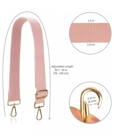 Allzedream Crossbody Bag Strap Soft Cotton Adjustable Replacement Purse Straps Light Pink $7.27 Crossbody Bags