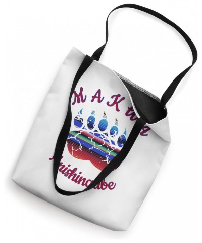 Makwa Anishinaabe Ojibwe Chippewa Language Bear Paw Tote Bag $10.80 Totes