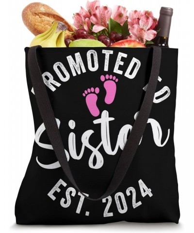 Promoted To Sister 2024 Tote Bag $10.34 Totes