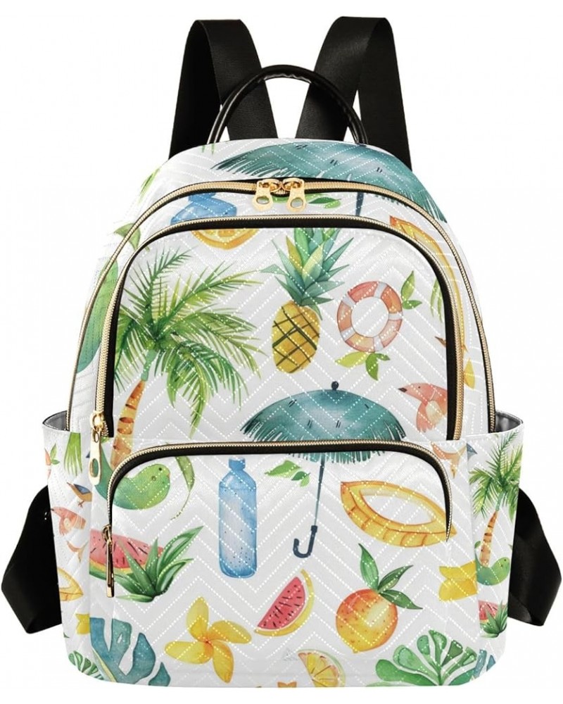 Mini Backpack Purse for Women, Tropical Coconut Tree Travel Bag Casual Daypack Shoulder Bag Small $13.76 Backpacks