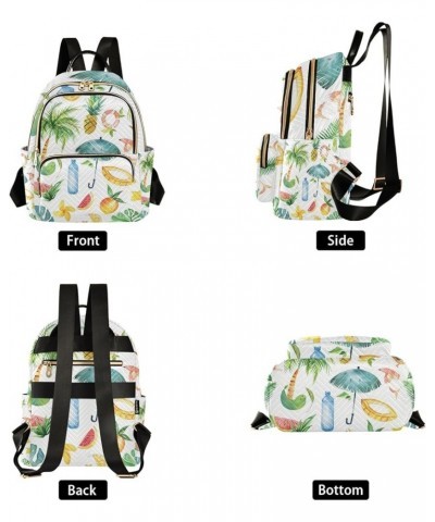 Mini Backpack Purse for Women, Tropical Coconut Tree Travel Bag Casual Daypack Shoulder Bag Small $13.76 Backpacks