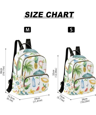 Mini Backpack Purse for Women, Tropical Coconut Tree Travel Bag Casual Daypack Shoulder Bag Small $13.76 Backpacks