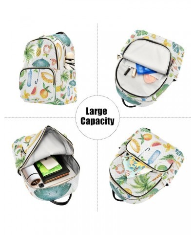 Mini Backpack Purse for Women, Tropical Coconut Tree Travel Bag Casual Daypack Shoulder Bag Small $13.76 Backpacks