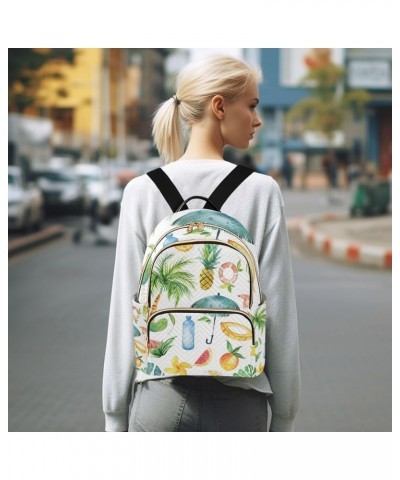 Mini Backpack Purse for Women, Tropical Coconut Tree Travel Bag Casual Daypack Shoulder Bag Small $13.76 Backpacks