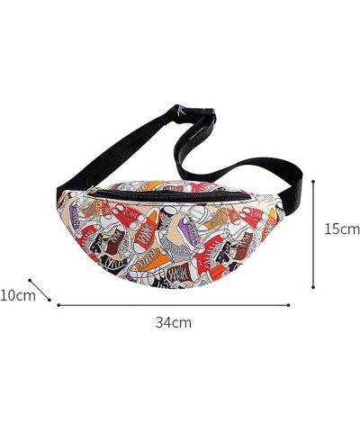 Fashion Waist Packs,Crossbody Waist Purse with Adjustable Strap (Multicolor) Multicolor $12.09 Totes