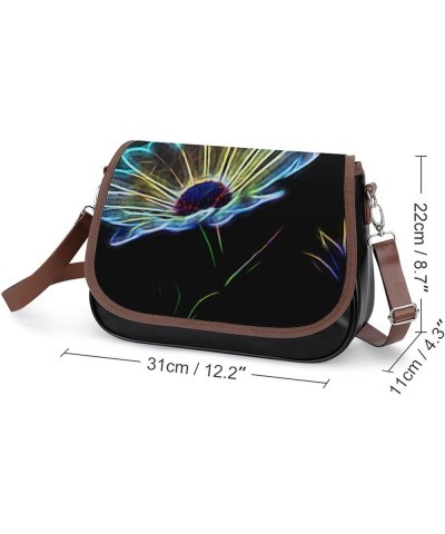 Printed Crossbody Bag Shoulder Bag PU Leather Women's Designer Satchels Summer Fruit Lemon Color13 $23.04 Satchels