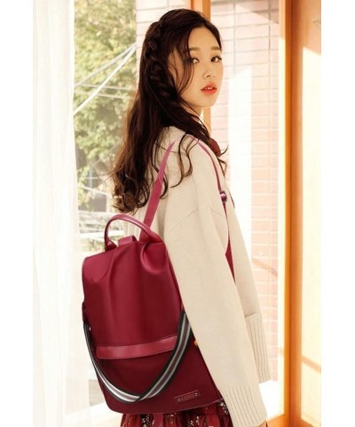 Women's Backpack Versatile Purse Fashion Bookbag Purse Shoulder Bag Travel Backpack Daypacks Anti Theft 2023 Winered $24.84 B...