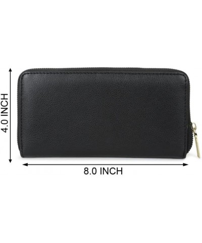 Shopping 24Mart Black Solid Women Zip Around Wallet $32.17 Wallets