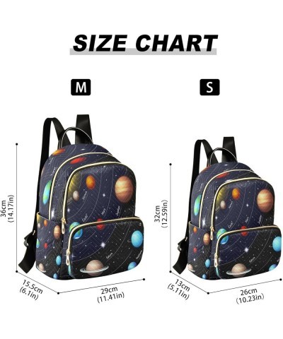 Fashion Backpack Mini Backpack Purse Casual Daily Backpack Colorful Solar Glaxy for Travel for College Work Medium $16.00 Bac...