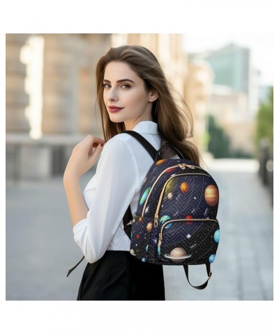 Fashion Backpack Mini Backpack Purse Casual Daily Backpack Colorful Solar Glaxy for Travel for College Work Medium $16.00 Bac...