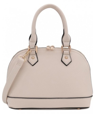 Zip-Around Saffiano Classic Dome Satchel Nude $20.97 Satchels