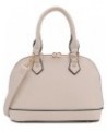 Zip-Around Saffiano Classic Dome Satchel Nude $20.97 Satchels