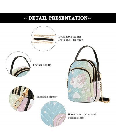 Unicorn Crossbody Bags for Women Small Shoulder with Detachable Straps, Trendy Cell Phone Purse Shoulder Handbags for Ladies ...