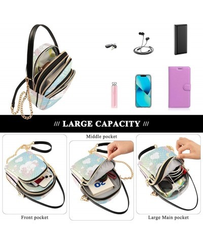 Unicorn Crossbody Bags for Women Small Shoulder with Detachable Straps, Trendy Cell Phone Purse Shoulder Handbags for Ladies ...