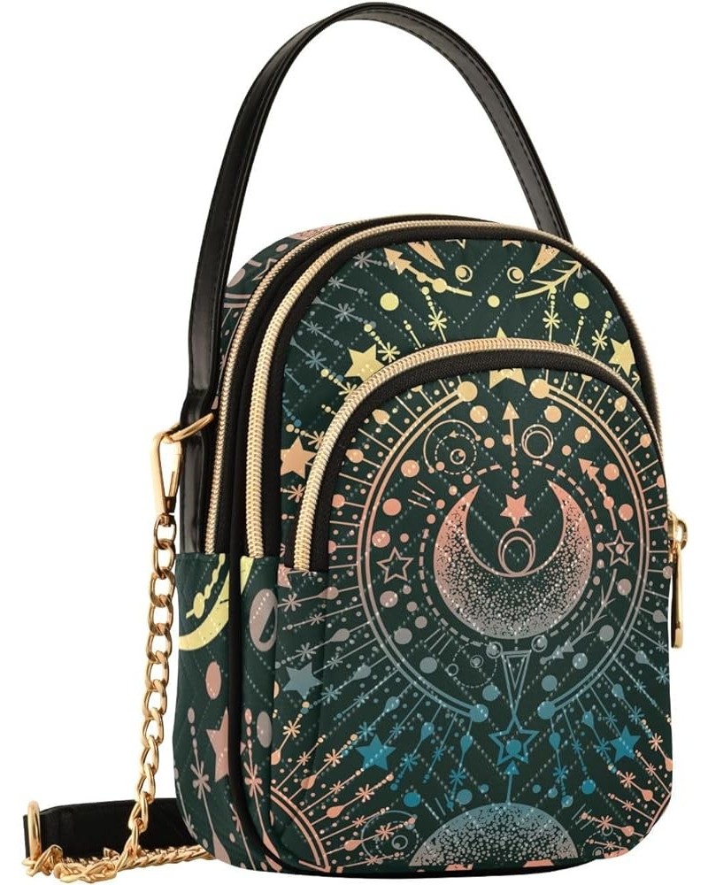 Boho Mandala Crossbody Bags for Women Fanny Packs Small Sling Cross Body Bag Mini Wallet Phone Purse G004 $9.03 Crossbody Bags