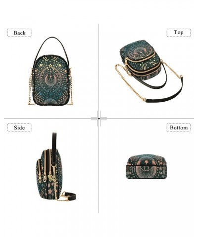 Boho Mandala Crossbody Bags for Women Fanny Packs Small Sling Cross Body Bag Mini Wallet Phone Purse G004 $9.03 Crossbody Bags