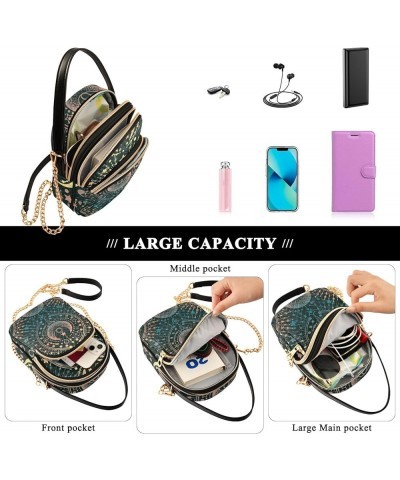 Boho Mandala Crossbody Bags for Women Fanny Packs Small Sling Cross Body Bag Mini Wallet Phone Purse G004 $9.03 Crossbody Bags