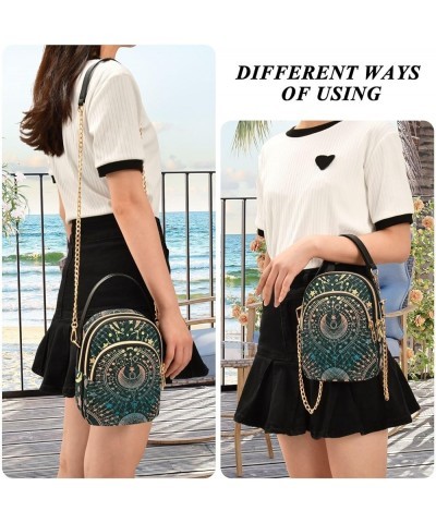 Boho Mandala Crossbody Bags for Women Fanny Packs Small Sling Cross Body Bag Mini Wallet Phone Purse G004 $9.03 Crossbody Bags