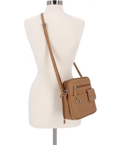 North South Mini Zip Around Crossbody Bag Hazelnut $17.97 Crossbody Bags