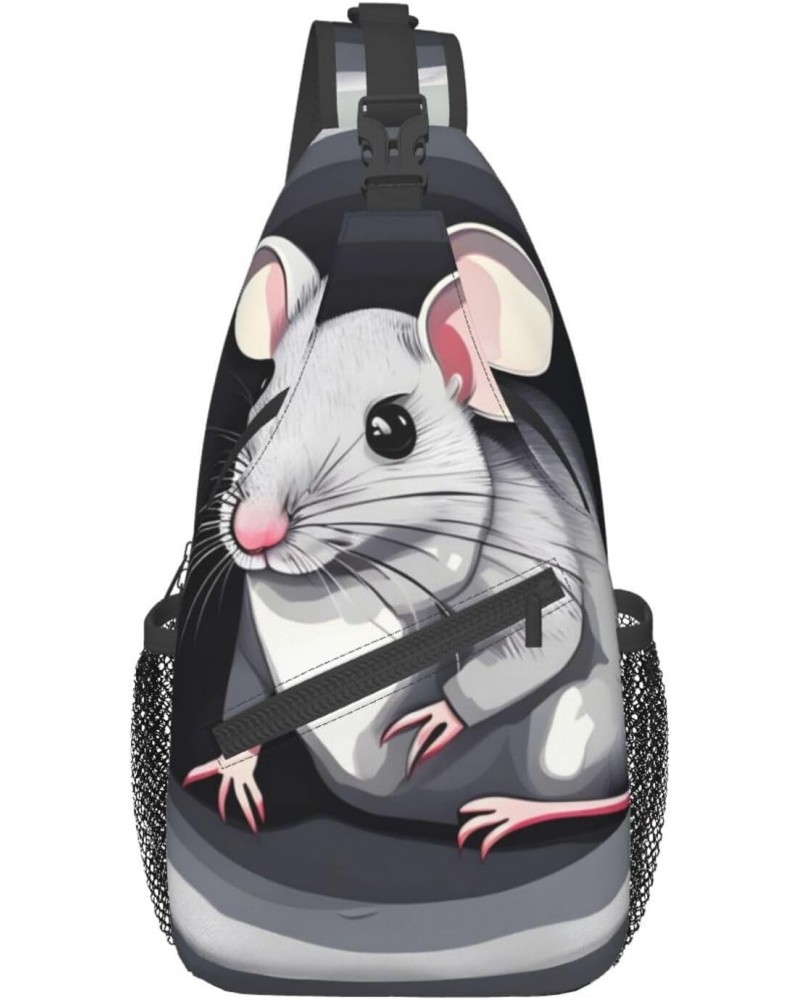 Mouse In The Hole Chest Bag Crossbody Bag. Rugged And Durable, High Storage Capacity. Adjustable Strap Length. $19.61 Crossbo...