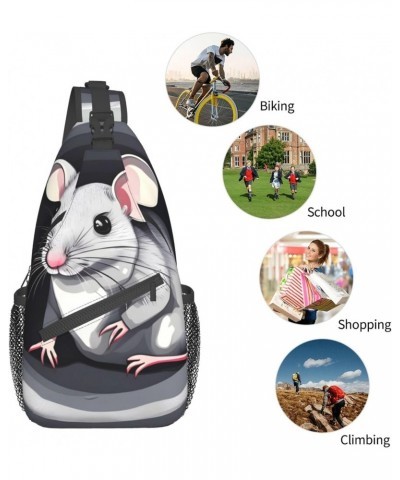 Mouse In The Hole Chest Bag Crossbody Bag. Rugged And Durable, High Storage Capacity. Adjustable Strap Length. $19.61 Crossbo...