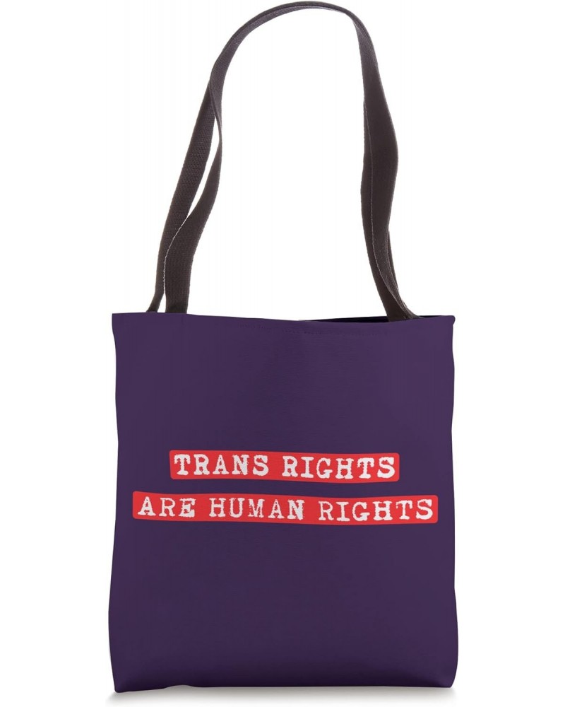 TRANS RIGHTS ARE HUMAN RIGHTS Tote Bag $12.72 Totes