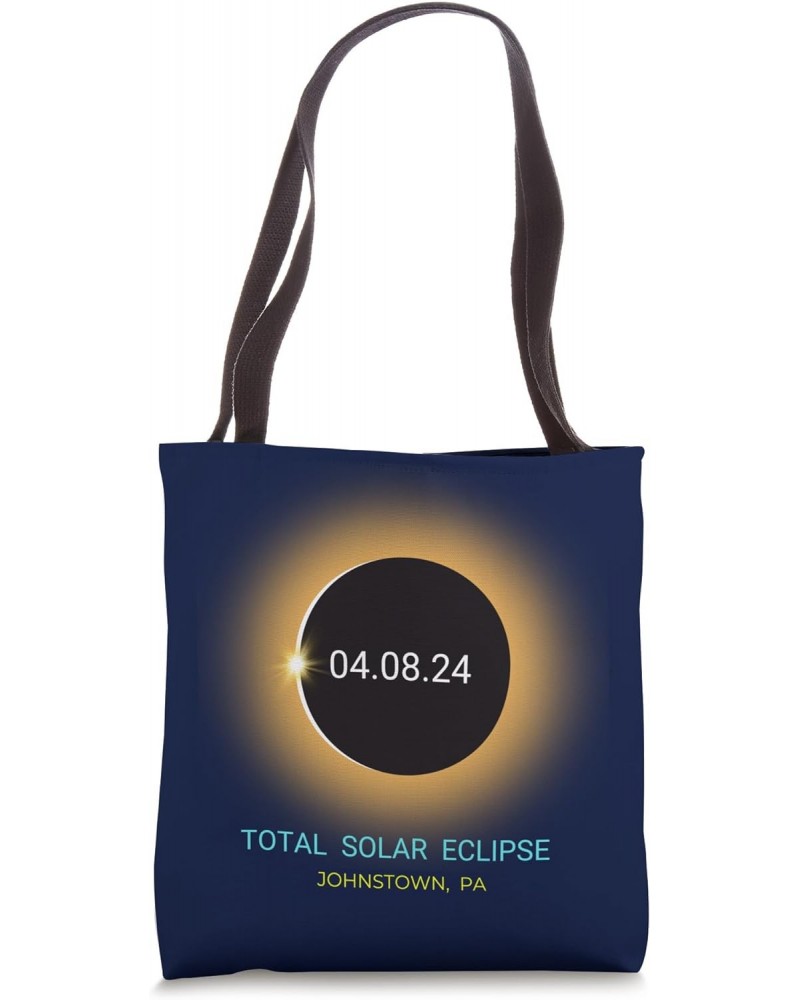 Johnstown PA Total Solar Eclipse 04/08/24 Souvenir Tote Bag $11.76 Totes