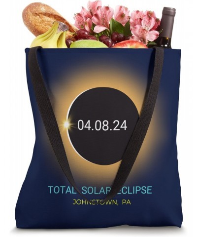 Johnstown PA Total Solar Eclipse 04/08/24 Souvenir Tote Bag $11.76 Totes