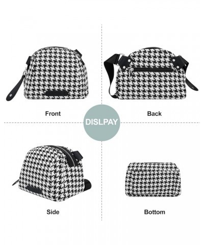 Crossbody Purse Small Messenger Bags for Women Shoulder Bag… Houndstooth Bag-black $10.79 Crossbody Bags