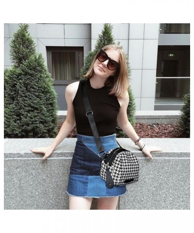 Crossbody Purse Small Messenger Bags for Women Shoulder Bag… Houndstooth Bag-black $10.79 Crossbody Bags