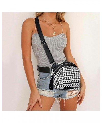 Crossbody Purse Small Messenger Bags for Women Shoulder Bag… Houndstooth Bag-black $10.79 Crossbody Bags