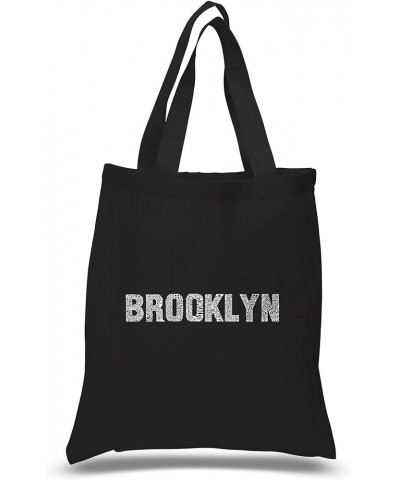 Word Art S Tote Bag - Brooklyn Neighborhoods Black $9.43 Totes